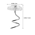 thumbnail image 2 of FRCOLOR 100pcs Stainless Steel Spiral Pins for Sofa Furniture Upholstery Tacks Seamless Sheet Fastener Couch Decorative Pins, 2 of 8