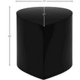 thumbnail image 3 of Meridian Furniture Petal Matte Black Iron Metal Coffee Table, 3 of 6