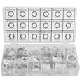 thumbnail image 1 of 450pcs 18 Sizes Oil Drain Plug Aluminum Washer Gasket Assortment Set with Plastic Box, 1 of 4