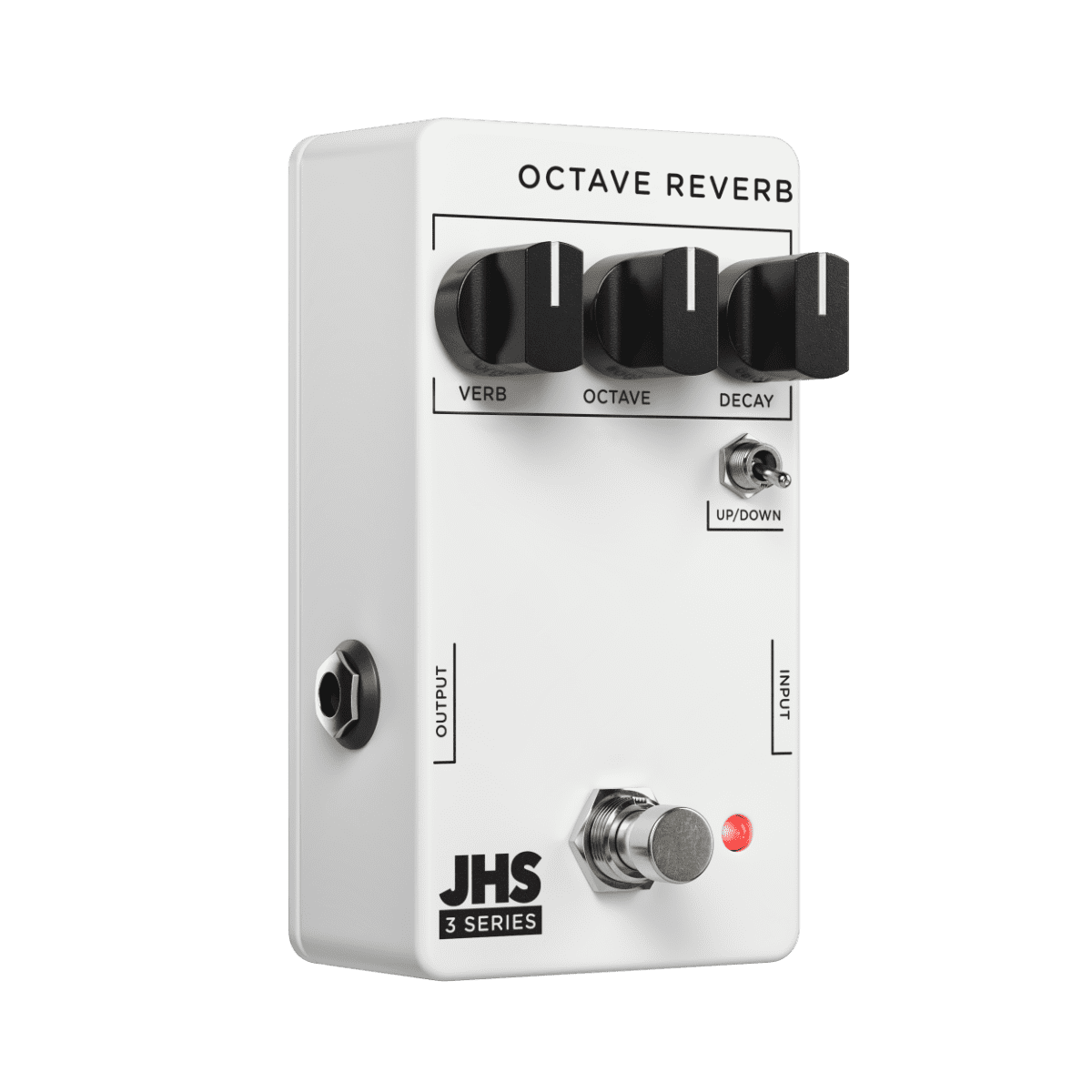 JHS Pedals 3 Series Octave Reverb Effects Pedal White