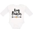 thumbnail image 3 of Inktastic Ringbearer with Arrow Boys Long Sleeve Baby Bodysuit, 3 of 5