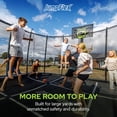 thumbnail image 5 of JumpFlex 19' Trampoline MEGA Outdoor Playset with Net and Ladder, Green/Black, 5 of 9