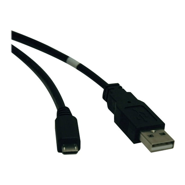 Eaton Tripp Lite Series USB 10 ft 2B (m) .0 A to Micro-B Cable (M/M), (3.05 M) - Câble USB - US vers Micro-USB Type B (M) - USB 2.0 - 10 ft - Noir