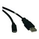 Eaton Tripp Lite Series USB 10 ft 2B (m) .0 A to Micro-B Cable (M/M), (3.05 M) - Câble USB - US vers Micro-USB Type B (M) - USB 2.0 - 10 ft - Noir – image 1 sur 6