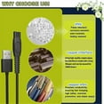 thumbnail image 5 of 2Pcs 5V 1A USB Shaver Charger Cord for QP2724 QP2834 QP1924 MG9520 Electric Shaver Trimmer Charger Cable, 5 of 5