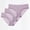Purple, variant on 3-Pack Women's Comfortable Ice Silk Panties for Yoga Exercise and Daily Wear