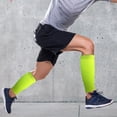 thumbnail image 4 of Soidarity Muslo Manga Elástico Brace Antideslizante Pierna Deporte Soporte para piernas Suministros deportivos Ropa Deportiva, Zapatos Verde L Soidarity OD000747-05, 4 of 6