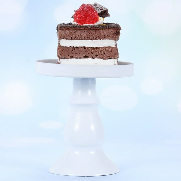 UEETEK White High Cake Stand Premium Metal Elegant Dessert and Snack Display 1Pc