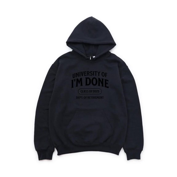 Retirement 2025 Funny End Of Work New Chapter Celebration Slogan Gift Hoodie, for men & women, up to size 5XL