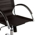 thumbnail image 2 of Benjara Leatherette Adjustable Office Chair with Metal Base, Black, 2 of 5