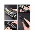 thumbnail image 3 of Cartera De Cuero Con Monedero Cierre Para Hombre Minimalista Xtellar Color Negro, 3 of 4