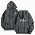 thumbnail image 2 of YIWULA Men's Zip-Up Hoodies Solid Hip-Hop Y2K Oversize Wash Old Craft Basic Hoodies Heavyweight Casual Fit Sweatshirt(M,Grey), 2 of 8