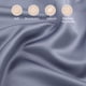 thumbnail image 5 of Juego de fundas de almohada de satén PiccoCasa, 2 fundas de satén sedoso para almohadas estándar/reina, gris pizarra, 5 of 7
