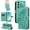 Green, variant on Wallet Case for Samsung Galaxy A26 Embossed Butterfly with Strap & Stand Purple
