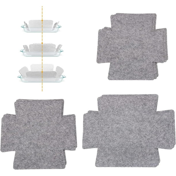 LAICAIW Bakeware Protectors, Set of 9 and 3 Different Size, Pan