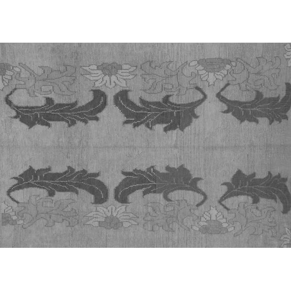 Ahgly Company Indoor Rectangle Oriental Gray Modern Area Rugs, 2' x 3'