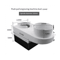 thumbnail image 4 of CNC Router Dust Collector Shoe Engraving Machine Spindle Cover Diameter 85mm Woodworking Brush Cleaner Tools (Nextcard), 4 of 7