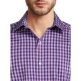 thumbnail image 5 of George Men's Classic Plaid Dress Shirt with Long Sleeves, Sizes S-3XL, 5 of 5