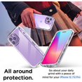 thumbnail image 2 of UTAH-for iPhone 12/iPhone 12 Pro Case Clear, Rugged Heavy Duty Protective Shockproof Drop Tough Transparent Cell Phone Cover for iPhone 12/iPhone 12 Pro, 2 of 4