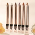 WIQUOKETT Lazy Double Head High Light Eye Shadow Pen Pearl Light Fine
