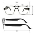 thumbnail image 3 of Intelligent Smart Glasses with Blue Light Filtering and Open Ear Clear Sound for Comfortable Reading and Working Experience for Men and Women, 3 of 4