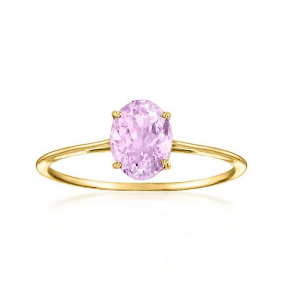 Ross-Simons 1.70 Carat Kunzite Ring in 14kt Yellow Gold, Women's, Adult