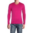 thumbnail image 1 of Alfani Men’s Regular Fit V-Neck Sweaters, Ripe Raspberry, XX-Large, 1 of 1