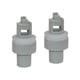 thumbnail image 2 of 2x adaptador de válvula de manguera de bomba de aire de bote inflable de plástico ABS para cama de aire de Kayak gris kusrkot Adaptador de válvula de kayak, 2 of 8