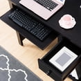 thumbnail image 2 of 39"W Home Office Desk with Hutch and Smooth - Gliding Drawers / Ideal for Students, 2 of 2