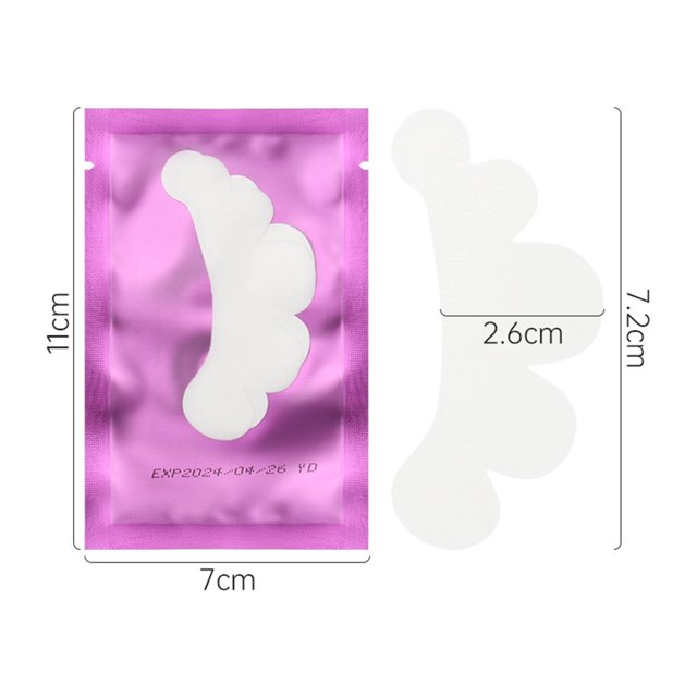 Parches para los ojos extensión de pestañas debajo del párpado Pestañas de injerto hidratante (púrpura) Ehuebsd Cuidado Belleza