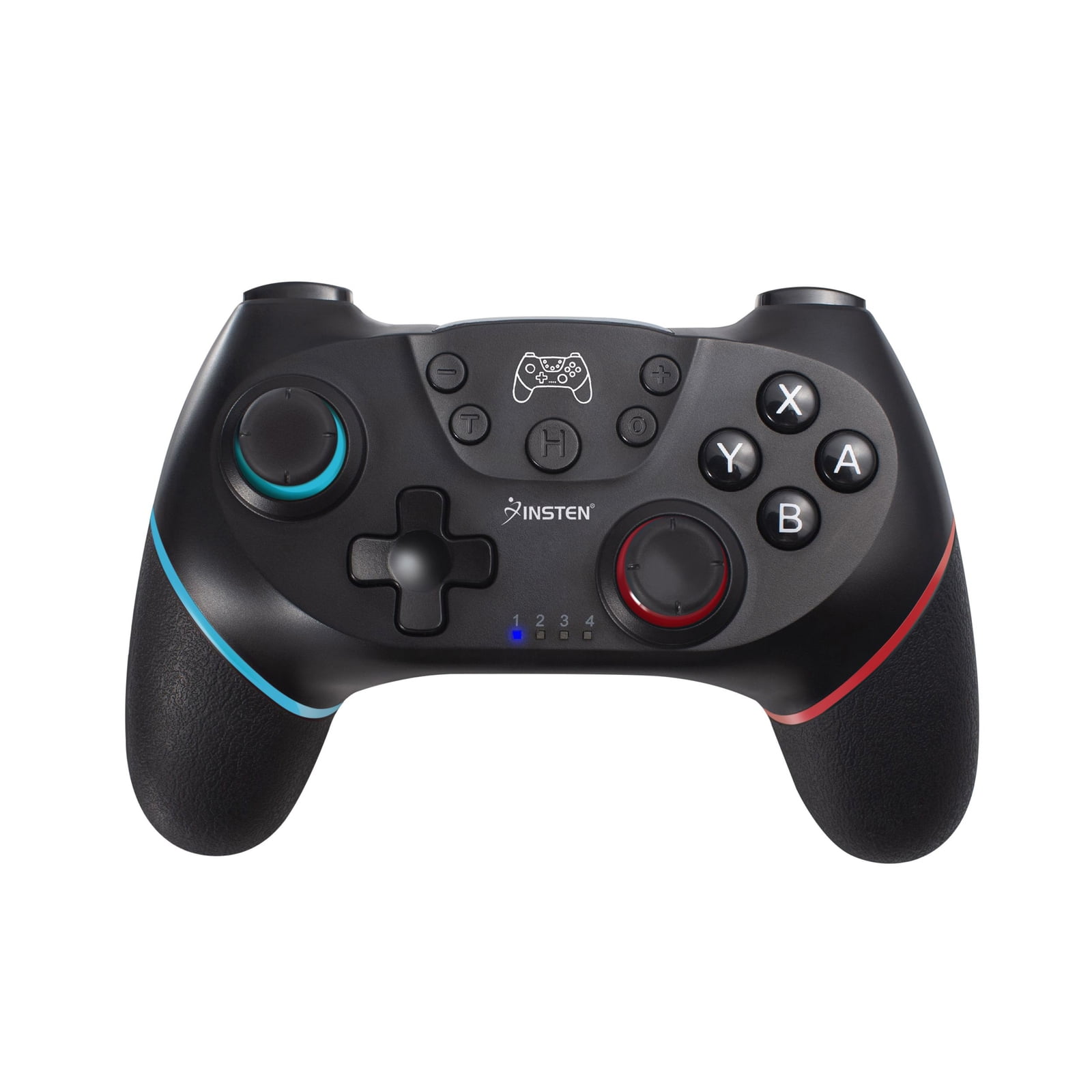 Insten Wireless Controller For Nintendo Switch, Oled Model, Lite, With  Programmable Buttons, Gyro Axis, Vibration, Turbo, Blue : Target