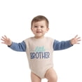 thumbnail image 4 of SUYIDA Letter Embroidery Romper for Baby Boys, Long Sleeve Bodysuit, Casual Fall Outfit for Daily Wear, Romper, 4 of 4