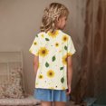 thumbnail image 4 of Virmaxy Boys Girls Cute Printed Shirt Kids Baby Short Sleeve Round Neck Tops Summer Loose Trend Pullover Shirt Beige 110, 4 of 8