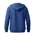 thumbnail image 6 of XAOFW Solid Color Zip Up Hoodies For Boys Zipper Long Sleeve Hooded Sweatshirt With Front Pockets Lightweight Outdoor Wear Pullover For Kids Stylish Top 7-8 Years, 6 of 6