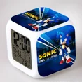 thumbnail image 3 of Reloj despertador LED de dibujos animados de Sonic The Hedgehog, luz de noche para estudiantes, luz de noche para niños, regalo de Navidad, 3 of 5