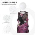 thumbnail image 3 of Sikiie Flower Bald Eagle Basketball Jersey Reversible Men's Mesh Athletic Sports Shirts Training Practice S-4XL4X-Large, 3 of 6