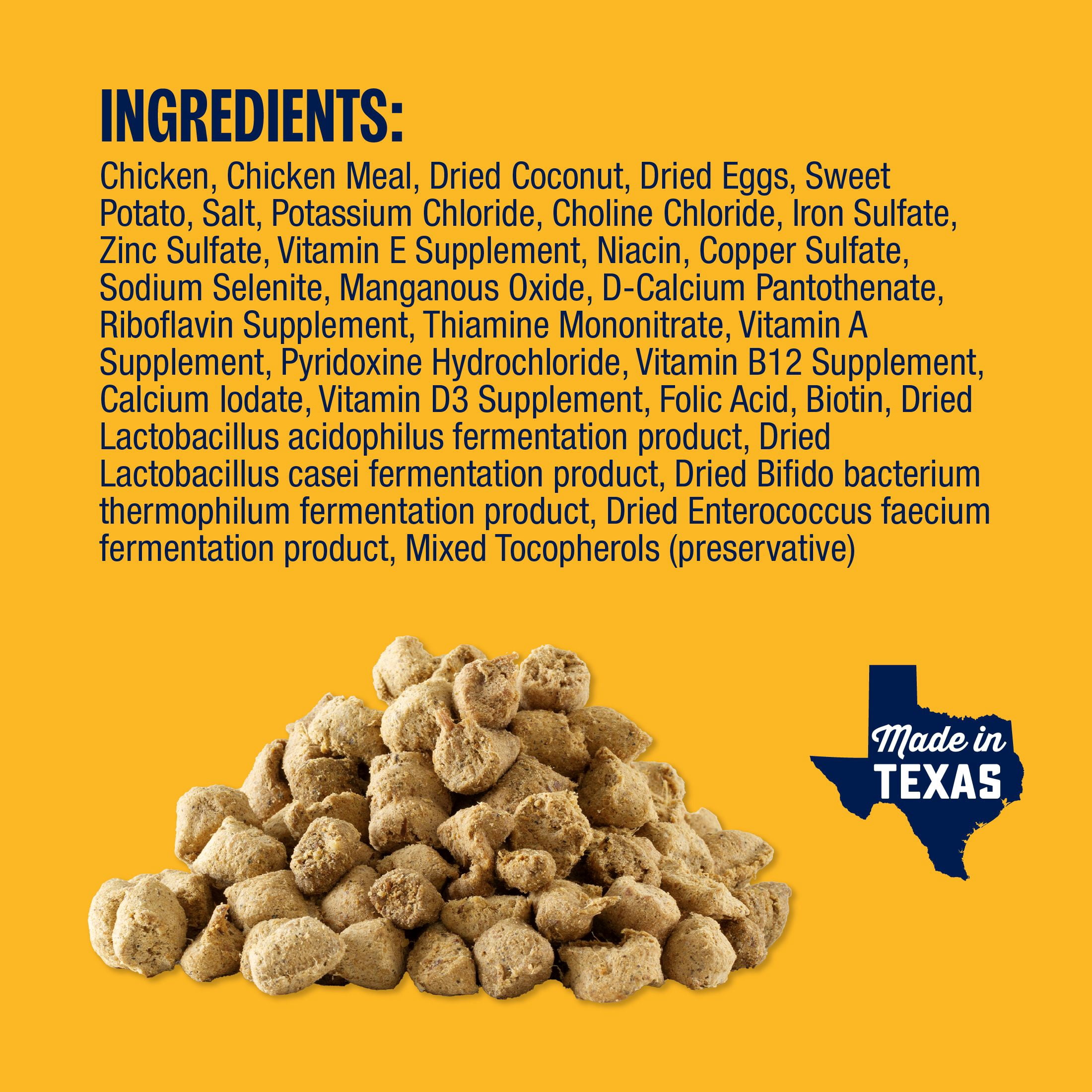 (6 pack) Muenster Perfect Balance Chicken Bites Freeze-Dried Dog Food, for All Life Stages, use as a Meal, Meal Topper or Training Treat, 12 oz Pouch