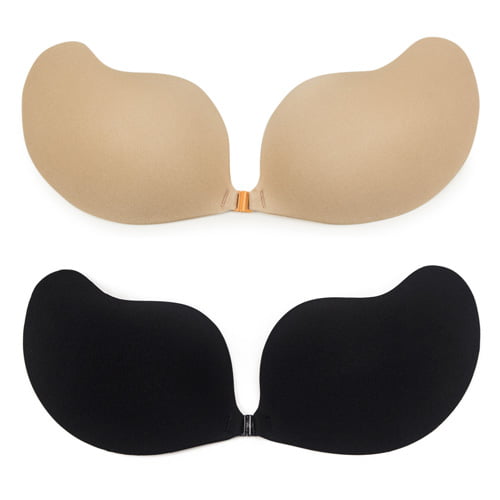 Lainin Womens Self Adhesive Silicone Bra Backless Cups Breast Push-Up  Padded Nipple Cover Skin : : Clothing & Accessories