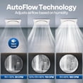 thumbnail image 4 of SPECSTAR AutoFlow Bathroom Exhaust Fan with Humidity Sensor (30-110-160CFM) - Energy-Saving EC Motor, Dual Insulation, Constant Airflow Technology (Install Kit, 4-in Duct Included), 4 of 9