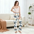 thumbnail image 5 of Dailycode Women's Pajama Pants Wide Leg Lounge Pj Bottoms With Pockets Monkey on Tree, 5 of 7