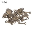 thumbnail image 3 of Uxcell Sewing Hooks and Eyes Closure Set for Trousers DIY, Bronze, 10 Sets, 3 of 4