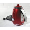thumbnail image 2 of Nostalgia RWK150 1.7 Liter Retro Stainless Steel Electric Water Kettle, Retro Red, 2 of 5