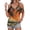 Orange, variant on Cold Shoulder Tops for Women Summer Dressy Casual Beach Vacation Hawaiian Tropic Short Sleeve T Shirts Going Out Basic V-Neck Blouses Ladies Tunic Green M