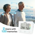 thumbnail image 3 of Large Cuff Blood Pressure Monitor, 22-42cm Adjustable X-Large Cuff, Easy@Home EBP-073, 3 of 6