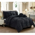 thumbnail image 2 of Elegant Comfort 10 Piece Comforter Sets Full/Queen Black Sunflower - 2000 Thread Count Microfiber, 2 of 3