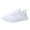 White, variant on NOKIO Women Tennis Running Shoes Air Athletic Lightweight Mesh Outdoor Sneakers Breathable Walking Workout Jogging Gym Non Slip Footwear Women Running Shoes Lace Up Front Sporty Sports Shoes