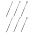 thumbnail image 1 of Uxcell 6 Pcs M6x90mm Shoulder Swing Lifting Eye Bolt, 304 Stainless Steel Metric Half Tooth Thread Fisheye Eye Slip Hole Screw Rigging Bolt Metal Fasteners Screws, Silver Tone, 1 of 7