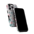 thumbnail image 5 of DesignSkinz Scratch-Resistant Hard Slim Case Compatible with iPhone 14 Plus (Compatible with MagSafe) - Coral & Blue Grunge Watercolor Floral, 5 of 9