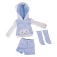 thumbnail image 3 of Hoody Socks for 6 Dress Up ACCS Blue, 3 of 7