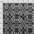 thumbnail image 3 of oneOone Cotton Jersey Black Fabric Block Dress Material Fabric Print Fabric By The Yard 58 Inch Wide-SP, 3 of 6